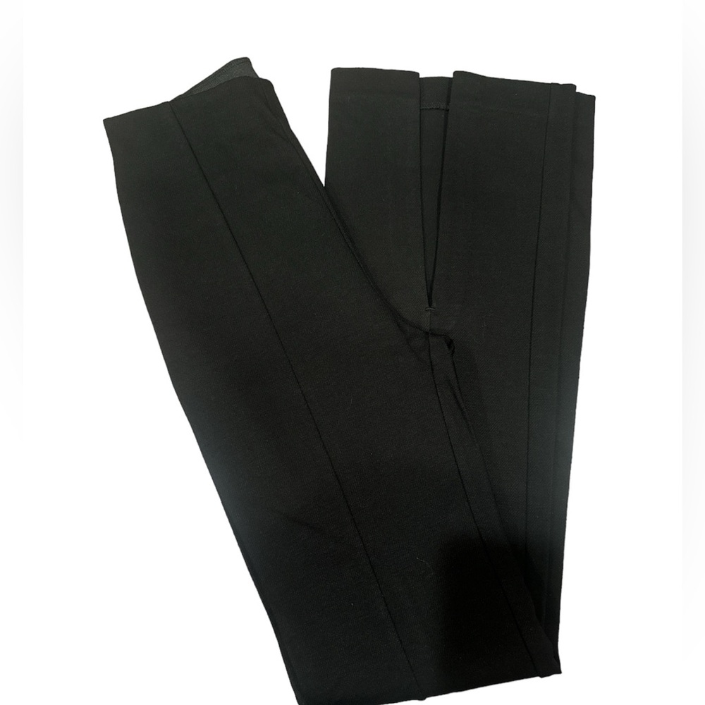 & other stories Black Tailored Straight Leg Pants With Slits. Like New . Size 0